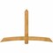 Ekena Millwork Bellingham Rough Sawn Timber Gable Bracket, Western Red Cedar, 84"W x 53"H x 2"D x 6"F, 15/12 Pitch GBW084X53X0206BEL00RWR - alternate 1